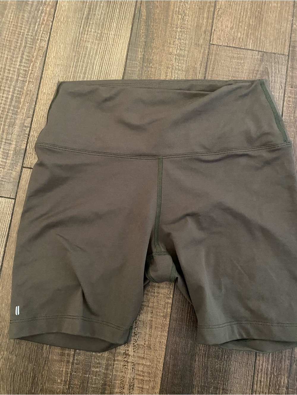 NOBULL Olive Green High-Rise Bike Shorts